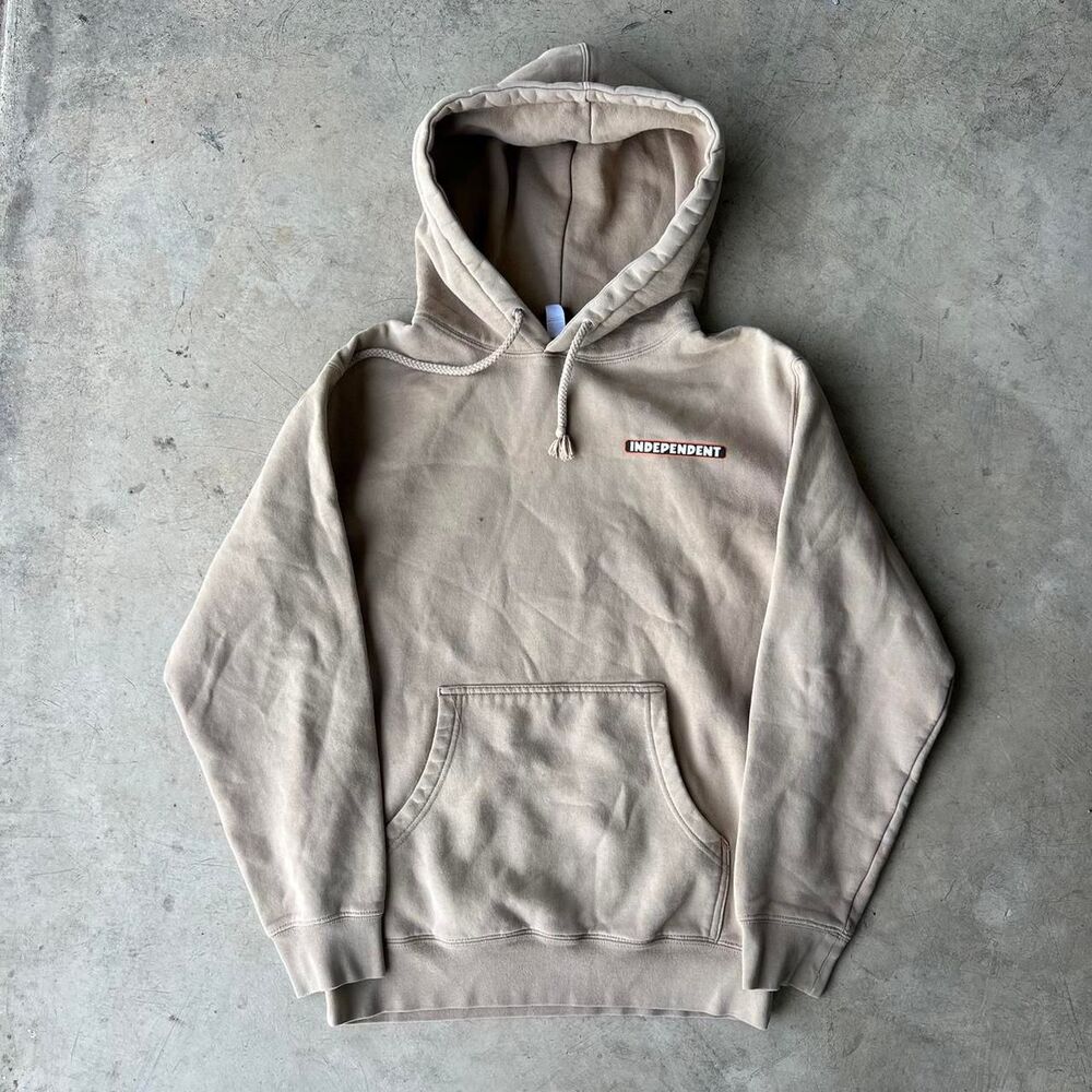 Independent Truck Co. tan hoodie #skateboarding #streetwear Mens size Small